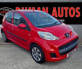 2011 PEUGEOT 107 1.0 URBAN 5D