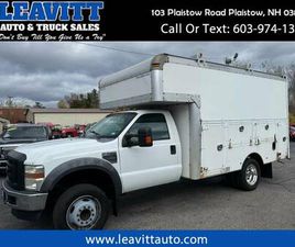 2009 FORD SUPER DUTY F-550 DRW 6.8L V10 BOX TRUCK/UTILITY BODY
