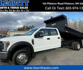 2018 FORD SUPER DUTY F-550 DRW 6.8L V10 11 DUMP BODY 32K MILES 1 OWNE