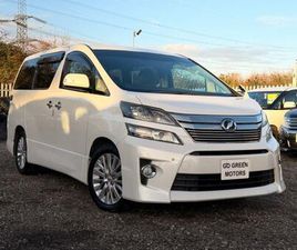 2013 TOYOTA VELLFIRE ALPHARD 2.4 PETROL 8 SEATS FULL SERVICE HISTORY, GRADE 4, WARRANTED 74000ML ...