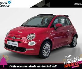 FIAT 500C 0.9 TWINAIR TURBO LOUNGE * 1E EIGENAAR * CABRIO * CRUISE CONTROL * AIRCO * LM VELGEN 15