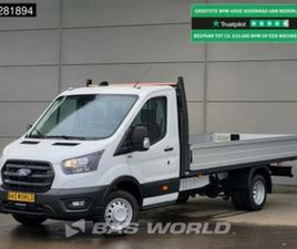 FORD TRANSIT 165PK OPEN LAADBAK 3,5T TREKHAAK DUBBELLUCHT AI — BESTELAUTO'S — MARKTPLAATS