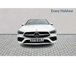 MERCEDES CLA CLA 180 180 AMG LINE PREMIUM PLUS 4DR TIP AUTO 2020