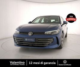 VOLKSWAGEN PASSAT 2.0 TDI SCR BUSINESS 150CV DSG DEL 2024 USATA A ROMA