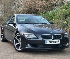 BMW SERIE 6 630 2009 BMW 6 SERIES 3.0TD 635D SPORT COUPE