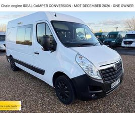2019 VAUXHALL MOVANO 2.3 CDTI H2 VAN 130PS PANEL VAN DIESEL MANUAL