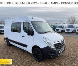 2019 VAUXHALL MOVANO 2.3 CDTI H2 VAN 130PS PANEL VAN DIESEL MANUAL