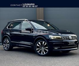 VOLKSWAGEN TIGUAN 2.0 16V BITDI BLUEMOTION - 240 - BV DSG 7 BLACK R-LINE 4MOTION - GARANTIE 6 MOIS