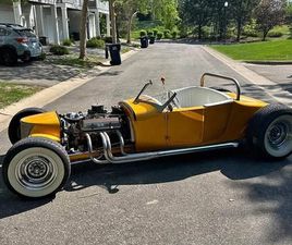 FORD HOT ROD 1927 FORD MODEL T ROADSTER 406 V8 STREET ROD, BRIGHT YELLOW, MODERN GAUGES