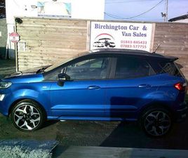 2018 FORD ECOSPORT 1.0 ECOBOOST 125 ST-LINE (92695 MILES) FSH, NEW TIMING BELT, VGC, SATNAV HATCH...