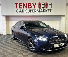 2020 MERCEDES-BENZ E CLASS 2.0 E300DE 13.5KWH AMG LINE SALOON 4DR DIESEL PLUG-IN HYBRID G-TRONIC+...