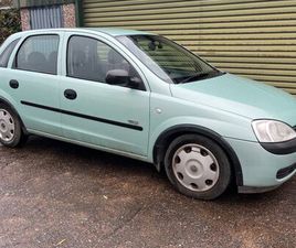 VAUXHALL CORSA VAUXHALL, CORSA, HATCHBACK, 2001, MANUAL, 1686 (CC), 5 DOORS