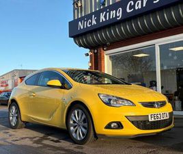 2013 VAUXHALL ASTRA GTC 1.7 CDTI 16V ECOFLEX SRI 3DR ++ 35 TAX / 9 SERVICES / DAB ++ HATCHBACK DI...