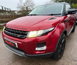 2013 LAND ROVER RANGE ROVER EVOQUE 2.2 SD4 PURE 3DR [TECH PACK] COUPE DIESEL MANUAL