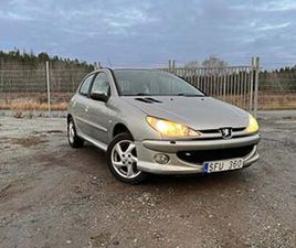 PEUGEOT 206 5-DÖRRAR 1.4 75HK BESIKTIGAD LÅG SKATT