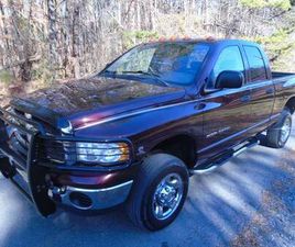 2004 DODGE RAM 3500 4X4 QUAD CAB, 5.9L CUMMINS DIESEL, LOW MLS, SHARP