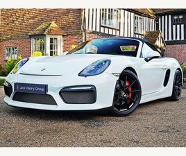 PORSCHE BOXSTER SPYDER 3.8 981 SPYDER EURO 6 (START/STOP) 2DR