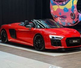 AUDI R8 SPYDER 5.2 V10 540CV | MALUS PAYÉ FREINS CÉRAMIQUE CARBONE CARPLAY B&O À PARTIR DE 1480-MOIS