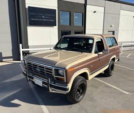 FORD BRONCO 1984 FORD BRONCO XLT
