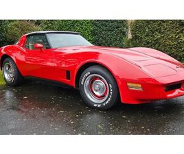1981 CHEVROLET CORVETTE ROUGE AUTOMATIQUE, 3 VITESSES CON...