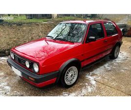 VW GOLF 2 GTI G60 ROUGE TORNADO 3 PORTES