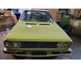 1976 LANCIA BETA COUPE JAUNE MANUEL, 5 VITESSES CONDUITE...