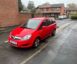 VAUXHALL ZAFIRA 2013 NEW MOT 7 SEATS 1.6 PETROL PORTSMOUTH