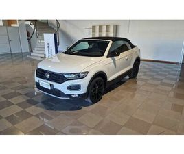 VOLKSWAGEN T-ROC CABRIO 1.0 TSI STYLE DEL 2020 USATA A CARESANABLOT