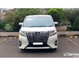 2016 TOYOTA ALPHARD 2.5 G MPV PUTIH PILOTSEAT SUNROOF