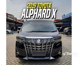 2019 TOYOTA ALPHARD 2.5 X MPV BLACK ON BEIGE HITAM