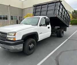 2005 CHEVROLET SILVERADO C3500 DUMP TRUCK