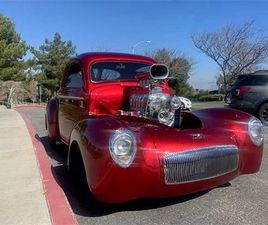 1941 WILLYS AMERICAR 468CI BLOWN HILBORN, TH400, PB PS PW, ALL STEEL