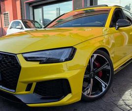 A4 5ª SERIE ANTICIPO 5900,00 EURO RATA MENSILE 719,00 EURO RS 4 AVANT 2.9 TFSI QUATTRO TIPTRONIC