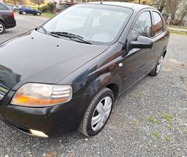 CHEVROLET KALOS CHEVROLET 1.4I 16V,2005G.REG.07/26,KLIMA,SERVO,150000KM,1550EURA 0957605550E