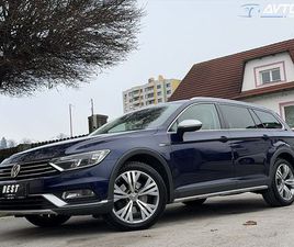 VOLKSWAGEN PASSAT ALLTRACK 2.0 TDI-4X4-1.LASTNIK-1.BARVA-VEL.SERVIS-NOVE GUME