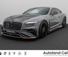 BENTLEY CONTINENTAL GT MANSORY 1OF1 SPEED FIRST EDITION