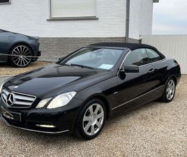MERCEDES CLASSE E E 200 MERCEDES CLASSE E 200 E 200 CABRIO BLUEEFFICIENCY 7G-TRONIC AVANTGARDE