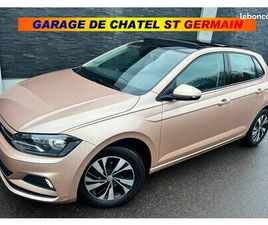 VOLKSWAGEN POLO ? VOLKSWAGEN POLO VI 1.0 TSI 95 CH CONFORTLINE BUSINESS DSG7 - TOIT OUVRANT PANORAMIQUE - SUIVI VW COMPLET AVEC FACTURES - GPS - BLUETOOTH - PALETTES AU VOLANT