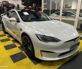 TESLA PLAID MODEL S 1020CV 100KWH CONDUIT AUTONOME ORIGINE FRANCE
