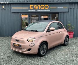 FIAT 500C FIAT 500E ELECTRIC 118CH 42KWH ICONE 1ER MAIN / ENTRETIEN FIAT / APPLE CARPLAY