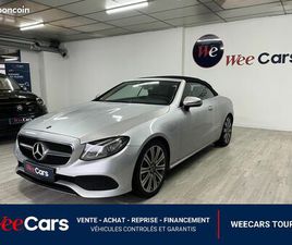 MERCEDES CLASSE E CABRIOLET E 200 MERCEDES CLASSE E CABRIOLET 2.0 200 185 AVANTGARDE LINE 9G-TRONIC BVA