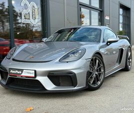 PORSCHE CAYMAN 718 GT4 4.0 PDK 420CH | BAQUETS CARBONE • BOSE • CLUBSPORT • GARANTIE PORSCHE 2027