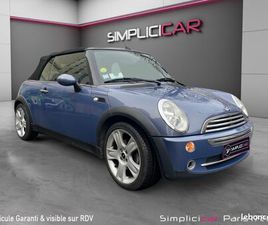 MINI CABRIO COOPER MINI COOPER 1,6L COOPER CAPOTE NE FONCTIONNE PAS?/ RADAR DE RECUL