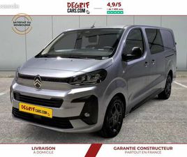 CITROËN JUMPY CAB APPROFONDIE XL BLUEHDI 180 S&S EAT8 5PL + PACK PREMIUM CONNECT + PLANCHER BOIS ...