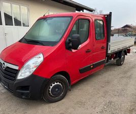 OPEL MOVANO, DOPPELKABINE, TÜV NEU, LADEFLÄCHE 3,17M