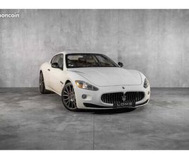 MASERATI GRANTURISMO S 440 CH - BOITE ZF - BLANC NACRÉ - CUIR CAPPUCCINO - ECHAPPEMENT À CLAPET - CARNET & SUIVI COMPLET