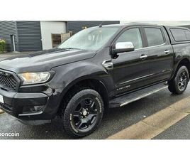 FORD RANGER FORD RANGER LIMITED 3.2 TDCI 200 BVA 4X4 PICKUP DOUBLE CABINE CAMÉRA CARPLAY HARD TOP ATTELAGE 23300 HT
