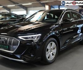 BRUGT AUDI E-TRON 55 S-LINE SPORTBACK QUATTRO TIL SALG