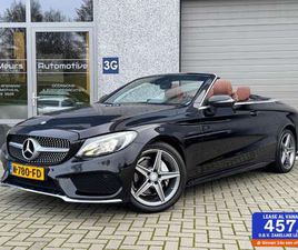 MERCEDES-BENZ C-KLASSE CABRIO 180 AMG LINE UNIEKE COMBI/NEKVERW/STOELVERW/CAMERA/DEALER ONDERHOUDEN/
