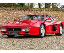 FERRARI TESTAROSSA 512TR FERRARI 512 TR ROSSO CORSA ON NERO LEATHER LIVERY, SUPERB CONDITION WITH CORRECT MAINTENANCE, ONE OF 2.280 EXAMPLES OF THE 512 TR MADE BY FERRARI, 41.000 KILO